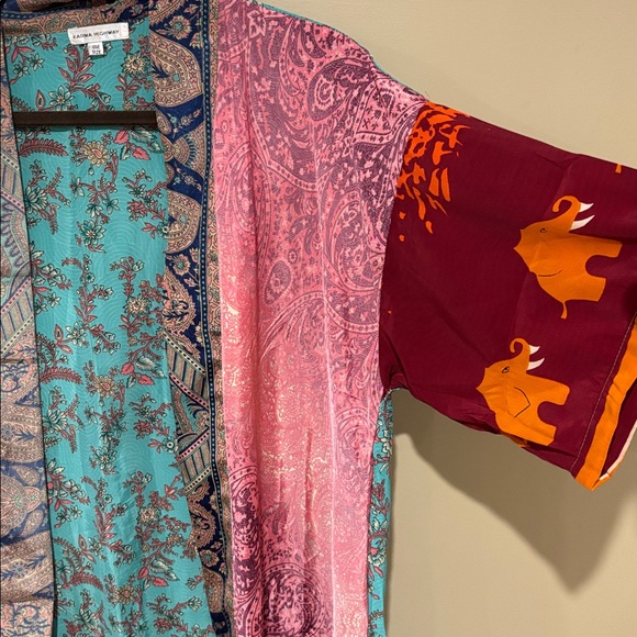 Karma highway patchwork kimono - Picture 2 of 3